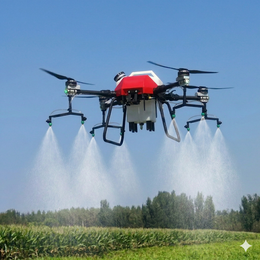 Agricultural Crop Sprayer Drone 8 Gal 37 acr/hr Lift 150 lb. Daily 296 acres 30L