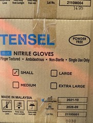 Blue Nitrile Gloves Powder Free Size XL – XL (1 Case = 10 Boxes = 1000 Gloves)