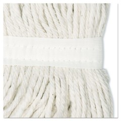 Boardwalk 2024RCT No. 24 Rayon Cut-End Wet Mop Head – White (12/Carton) New