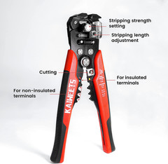 KAIWEETS Self Adjust Wire Stripper Tool Kit Utility Knife Scraper Cutter Set