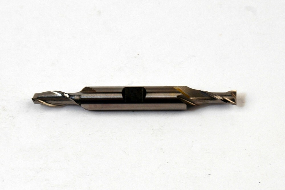 1/4 (.248/.250) X 3/8 X 1/2 X 3-3/8 2 FL CC HSS DOUBLE END END MILL (A-4-7-1-6)