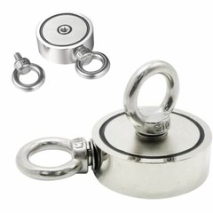1300LBS Pull Force Fishing Magnet Kit Super Strong Neodymium Treasure Hunting