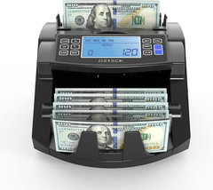 DT200 Cash Counter Machine – 4″ LCD, UV/MG/IR Detection, 1300 Bills/Min