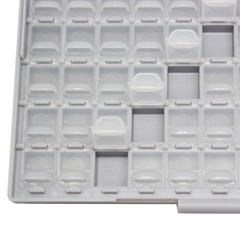 BOX-ALL enclosures 144 space w/ lids labels SMD SMT resistor Organizer 0805 0603