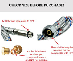 4x Brass Hex Nipple 1/4″ NPT X 1/4″ NPT Male Pipe Adapter Thread 0.5″ OD to 0.5″