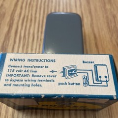 Vintage GE Buzzer 2226-0 10 Volt Service 115 Volt AC Plus A 2nd Unmarked #Q