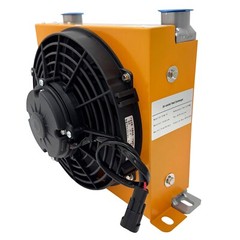 DC12V Fan Cooler Hydraulic Radiator Oil Cooling 65L/min Hydraulic Air Cooler