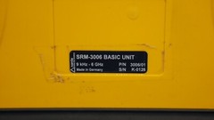 Narda SRM-3006 Selective Radiation Meter | 9 kHz – 6 GHz w/ 3501/03 3GHz Probe