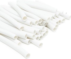 1/4 Inch Heat Shrink Tubing 3 1 Ratio Dual Wall 6.4mm (1/4″) White, 80 pcs