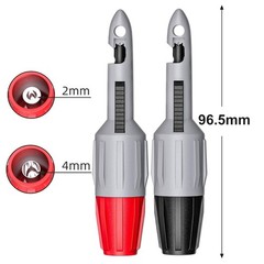 2pcs Wire Piercing Probe Kit, Insulation Puncture Wire Probe Piercing Clip Te…