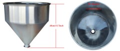30L/50L Container Filling Machine 304 Stainless Steel Hopper For Liquid & Paste