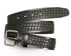 Chambers Uniform Duty Belt 1.5” Black Basket Weave Size 40 6050-001-40