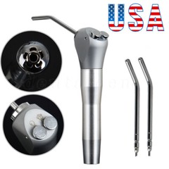 Dental 3 Way Air Water Syringe Triple Spray Handpiece with 2* Nozzles Tubes Kit