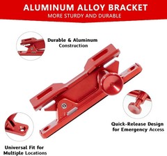 Quick Release Fire Extinguisher Mount – Aluminum Adjustable UTV Roll Bar Fire Ex
