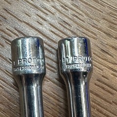 Lot of 2 PROTO Socket Extension Chrome 1/4″ Drive 6″ Length 4761 Made in USA