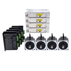 1/3/4Axis Nema 34 Stepper Motor 1133oz.in & Driver DM860I & Power Supply CNC Kit