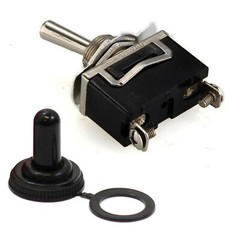 5X Toggle Switch Rocker Heavy Duty 15A 250V SPST 2 Terminal Car Boat Waterproof