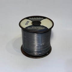 4lb 10oz Spool Nassau Western Electric Solder AT 7076 Pure Rosin Water White