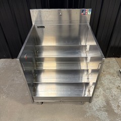 Perlick TS24LS 24″ Liquor Display Unit Underbar 5-Tier Stainless Steel NSF Used