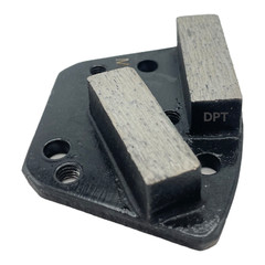Trapezoid Grinding Tooling For Concrete Floor Grinders Medium Bond Grit 30/40