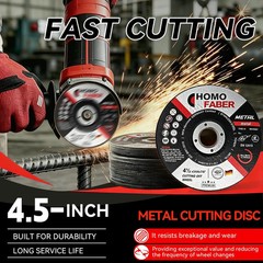 10 Pack – 4 1/2 Inch Cut Off Wheels for Metal (4.5″ Angle Grinder Cutting Disc)