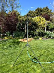 60 FT OF RAINDROPS THE MOST EFFICIENT SPRINKLER EVER ON COMMERCIAL TRIPOD