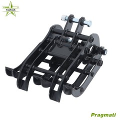 0.8 T -1.5 T Mini Excavator Attachment Grapple Wide Opening Grabber Attachment