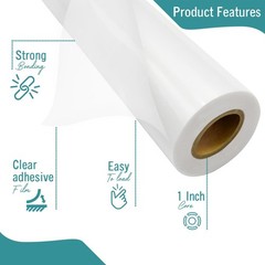 Laminating Film – 2 Pack Glossy Thermal Laminating Roll Easy-Load, 27×500 Inch L