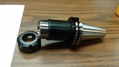 CAT40-ER32 COLLET CHUCKS W. 4″ LONG GAGE LENGTH—4 CHUCKS –Tool Holder Set