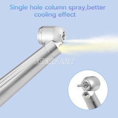 Dental 45° Degree LED Surgical High Speed Push Button Handpiece 4H E-generator