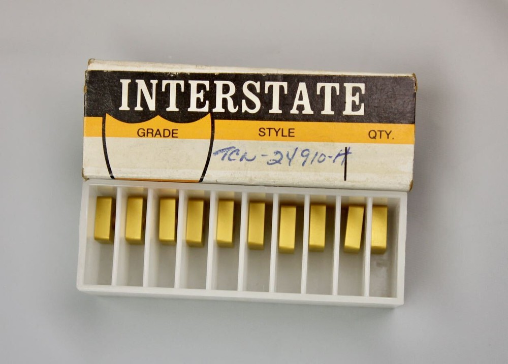 10 Interstate SNMA 332 C5 Carbide Inserts TCN Coated SNMA322 SNMA 090308