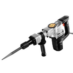 VEVOR Demolition Jack Hammer Concrete Breaker 1400W Hammer 2 Chisel Bit Black