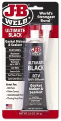 J-B Weld 32329 Ultimate Black RTV Silicone Gasket Maker and Sealant – 3 oz. -…