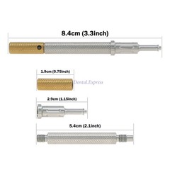 Dental Universal Implant Locator Caps Remove Core Tool For Retention Caps 3 in 1