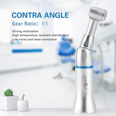 Dental Low Slow Speed Handpiece Contra Angle Push Button Fit E-Type Motors