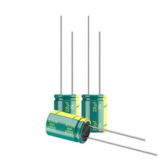 10-Pack 25V 220uF Quality Low ESR Electrolytic Capacitors 8x12mm 0.32×0.47in…