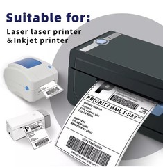 Thermal Shipping Labels for Zebra and Rollo 1 Rollo/500 PCS-4″x6″ US NEW~
