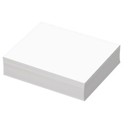 Blank White Thick Cardstock Paper – 100lb Cover (270gsm) – 8 x 10 – 50 Sheets