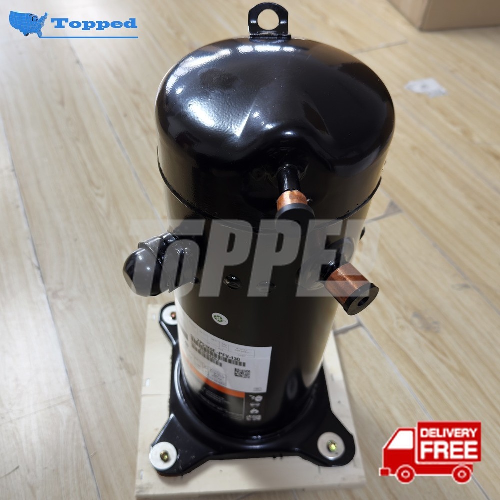 New Scroll Compressor 208-230V 1PH 4-4.9 Tons R410A for Copeland ZP51K6E-PFV-130