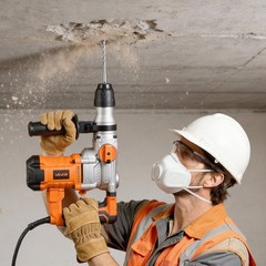VEVOR Rotary Hammer Drill 1-1/8 in SDS-Plus Electric for Concrete and Masonry