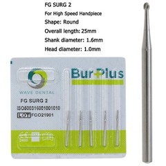 Wave Dental Surgical Carbide Burs Round 557 557L 702 4 6 Long High Speed FG 25mm