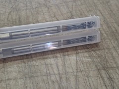 2 Qty OSG Spiral Flute Tap: #10-24 UNC, H3 / 2B-3B, 3 Flute, Bottoming Chamfer