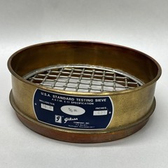 Gilson 8” Brass 0.625″ USA Standard Testing Sieve 16mm / 0.625” ASTM 5/8in