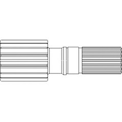 Shaft L110240 Fits John Deere 6403 6410 6410L 6410S 6500 6500L 6510L 6510S 6603