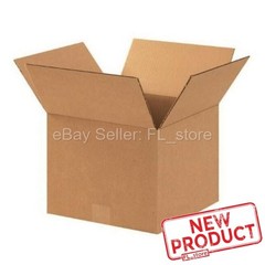 25 – Corrugated Cardboard Shipping Boxes Carton 12″ W x 12″ L x 8″ H Kraft NEW
