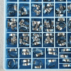 Orthodontic Bands 1st Molar Convertible MBT.022 Single Tube w/ Lingual Sheath PQ