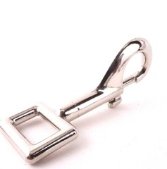 Ten Piece Pack Bolt Snap Rigid Rectangle Eye 3/4in Light Duty Nickel Plated 10ea