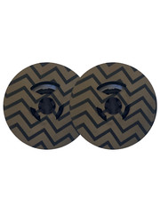 FJA Products Custom Spools With New Black Ribbon on 2 Inch Spool 1/2 Inch Ribbon