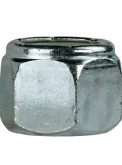 #10-24 Nylon Insert Hex Lock Nuts Zinc Plated Grade 2 Steel Nyloc. 500pk. 5F