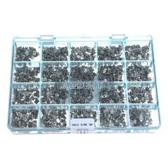 50Sets/pack AZDENT Dental Orthodontic Brackets Mini MBT Roth 018/022 Hooks 345